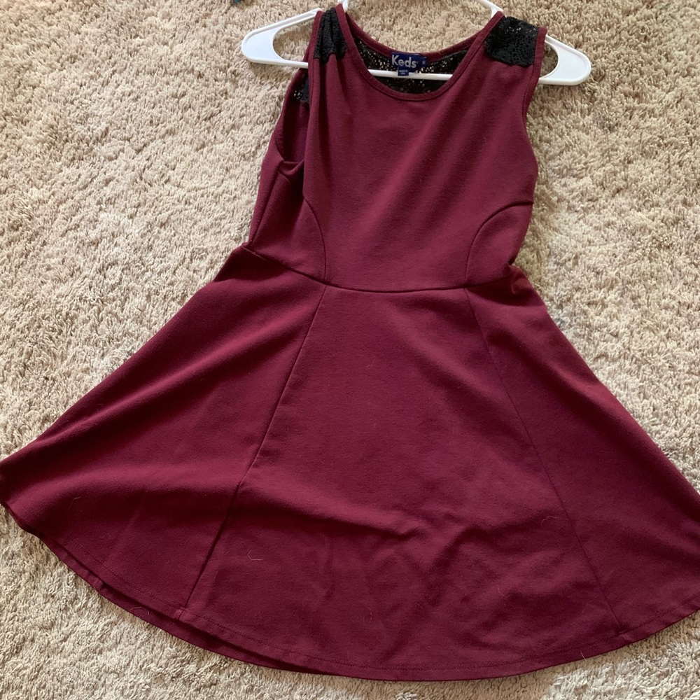 Burgundy Dress